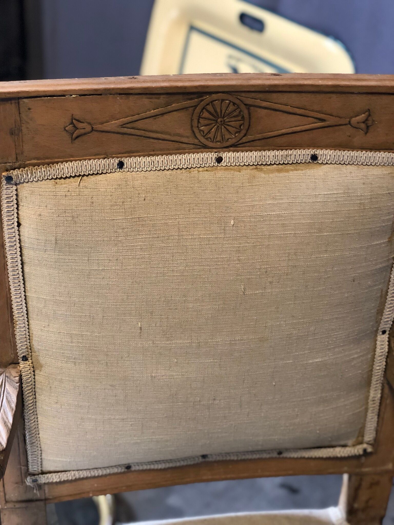 Rustic natural wood Chair