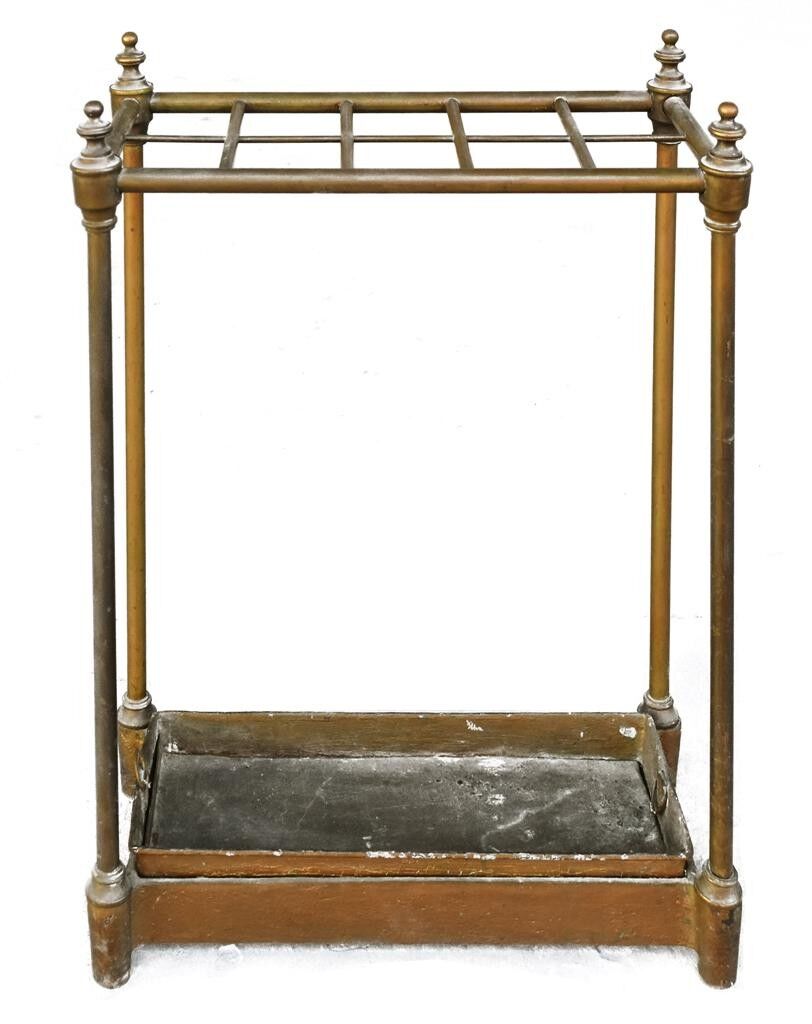 Porte-parapluie en laiton époque 1900
