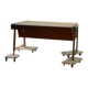 Clausen and Maerus Oak Wooden Design President Writing Desk for Eden 1960s