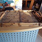 Vintage bamboo serving tray