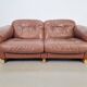 DS101 Two-Seater Sofa in Leather from de Sede, 1970s