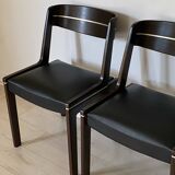 3 1930s leather chairs
