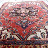 Tapis Hamadan vintage fait main en laine – 92 x 132 cm - 1C1040