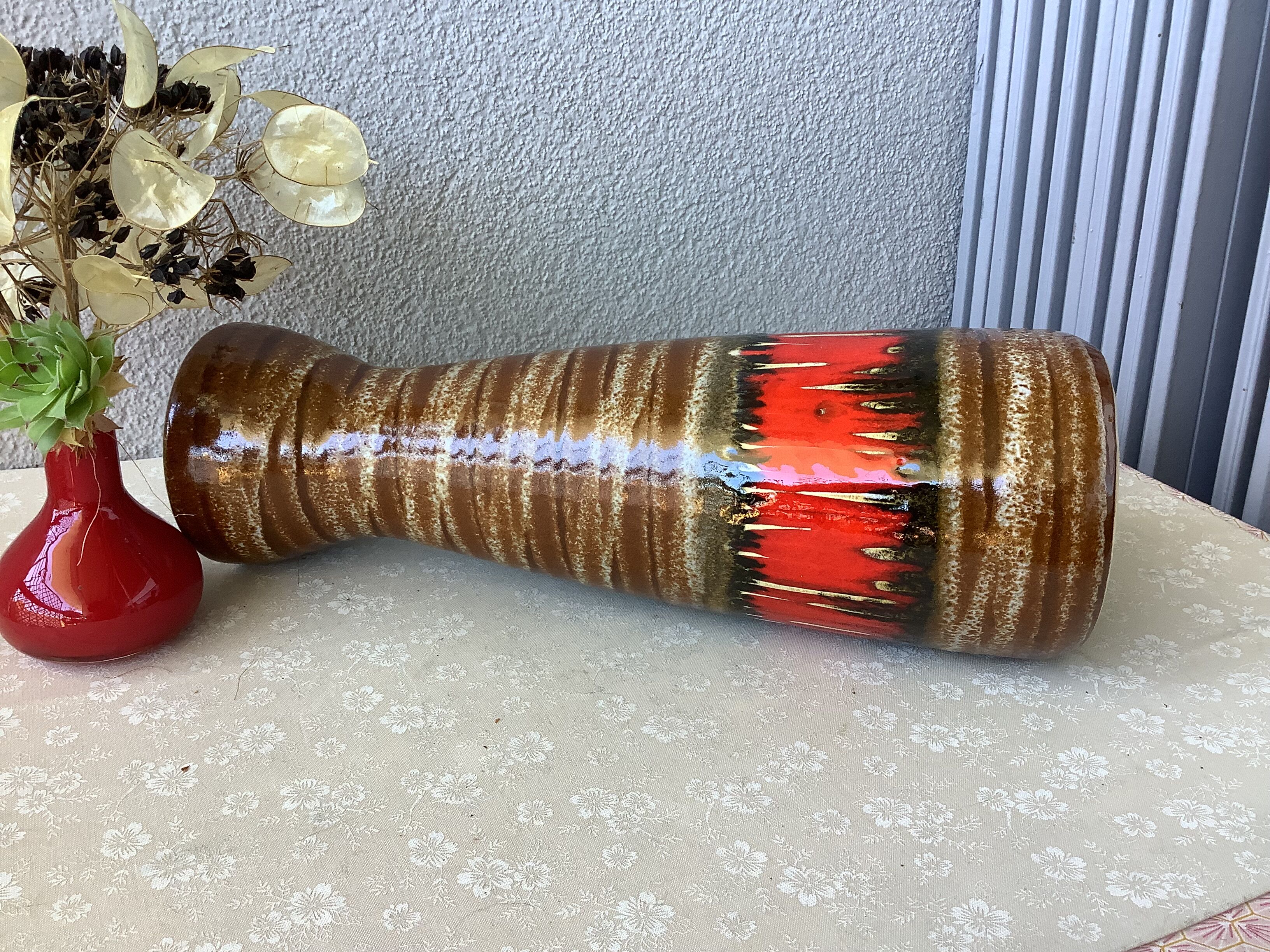 Fat lava vase Scheurich west Germany