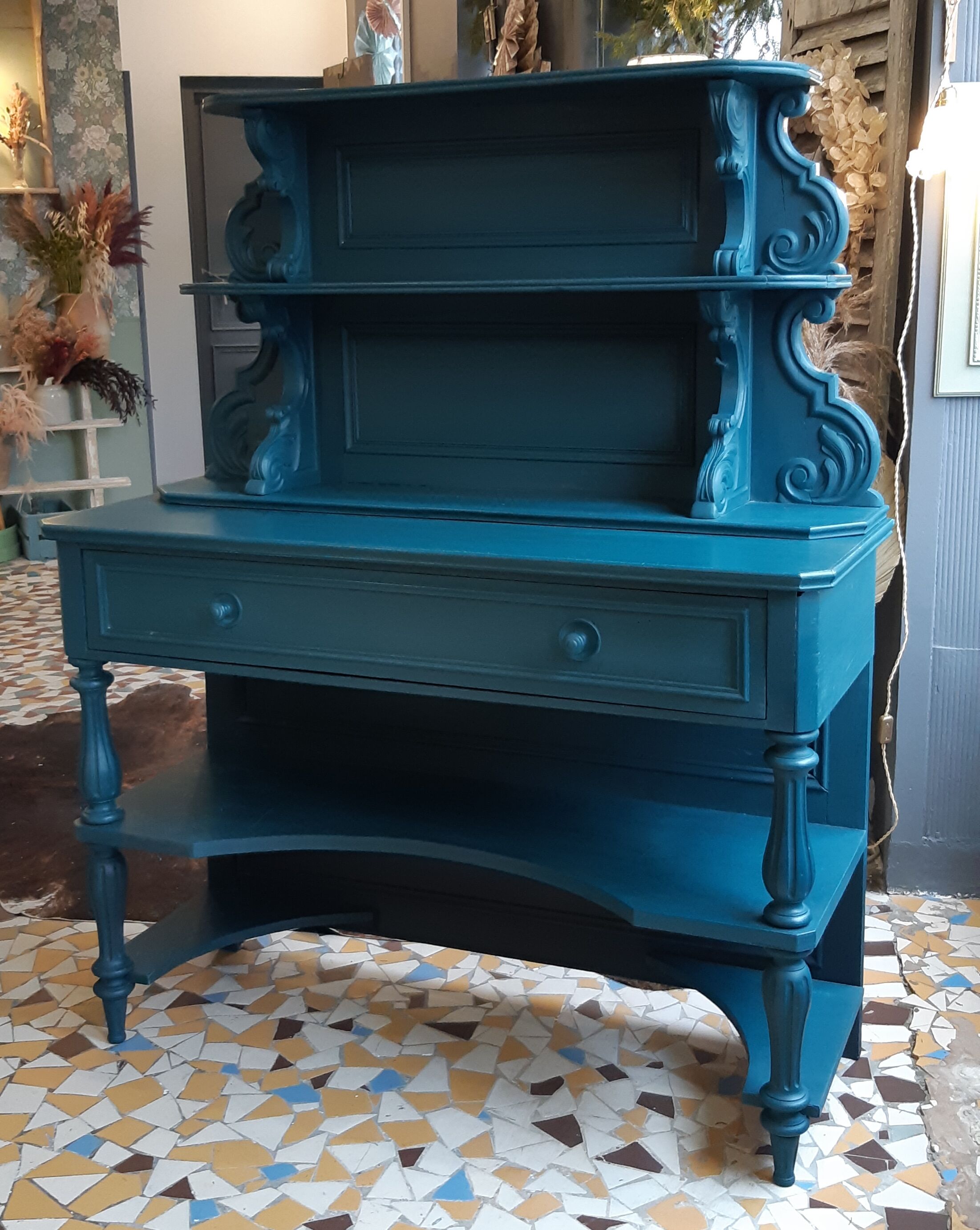Blue cupboard