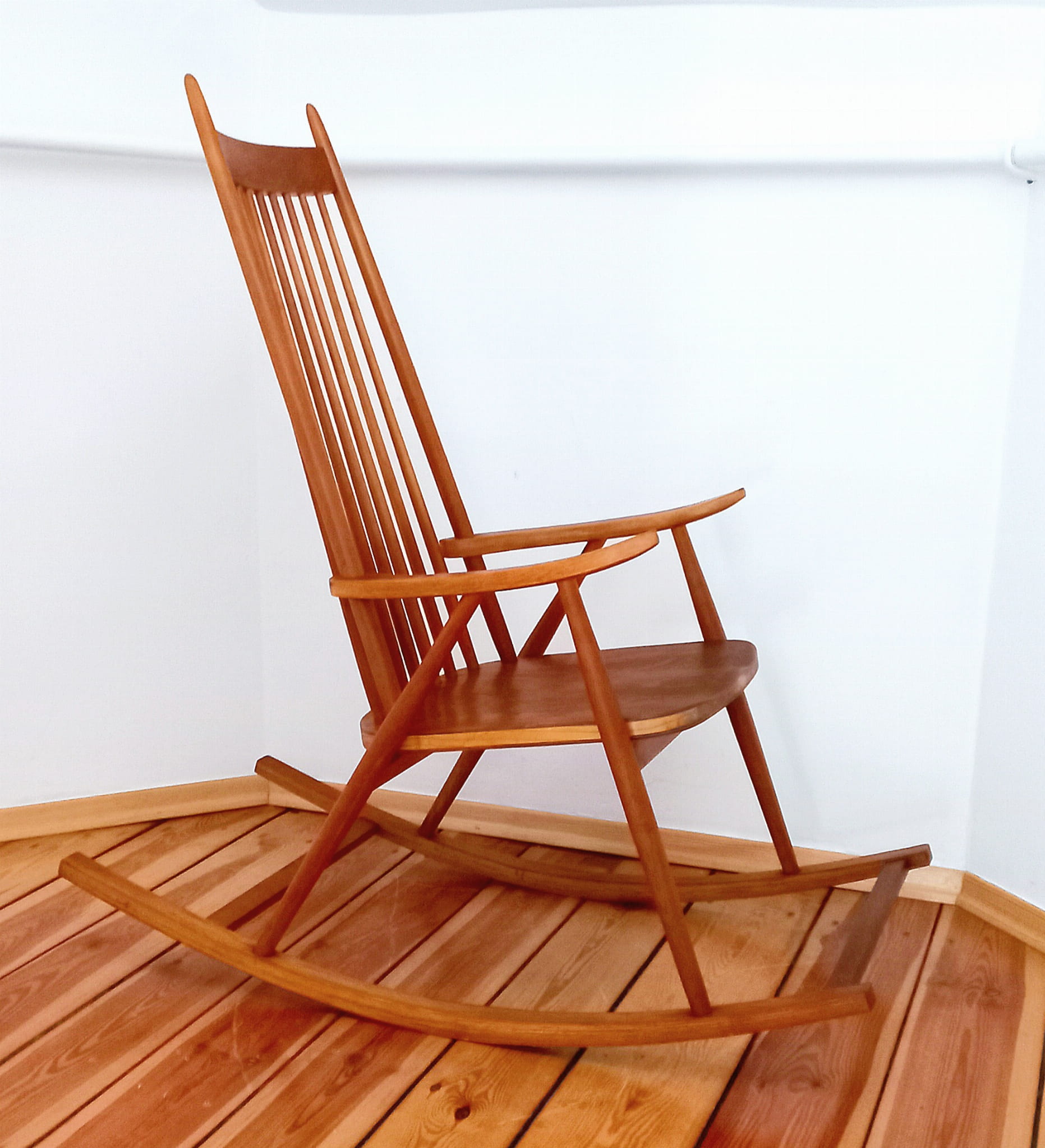 Rocking chair Holesov, Czechoslovakia 60s, Vintage, Retro