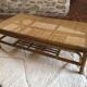 Rattan coffee table