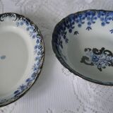 Lot of 2 serving dishes porcelain alba julia romania