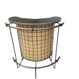 Metal and rattan bar, 1950s
