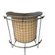 Metal and rattan bar, 1950s