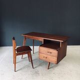 Modernist Reconstruction Writing Desk, France, 1950s