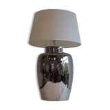Large vintage lamp Faiencerie de Charolles