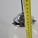 Lampe suspendue en verre de Murano effet brume en forme de vague