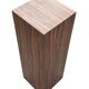 Vintage plant column in rosewood veneer 80s design