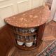 Louis XVI Period Half-Moon Buffet, Wood and Marble Top, 18th Century
