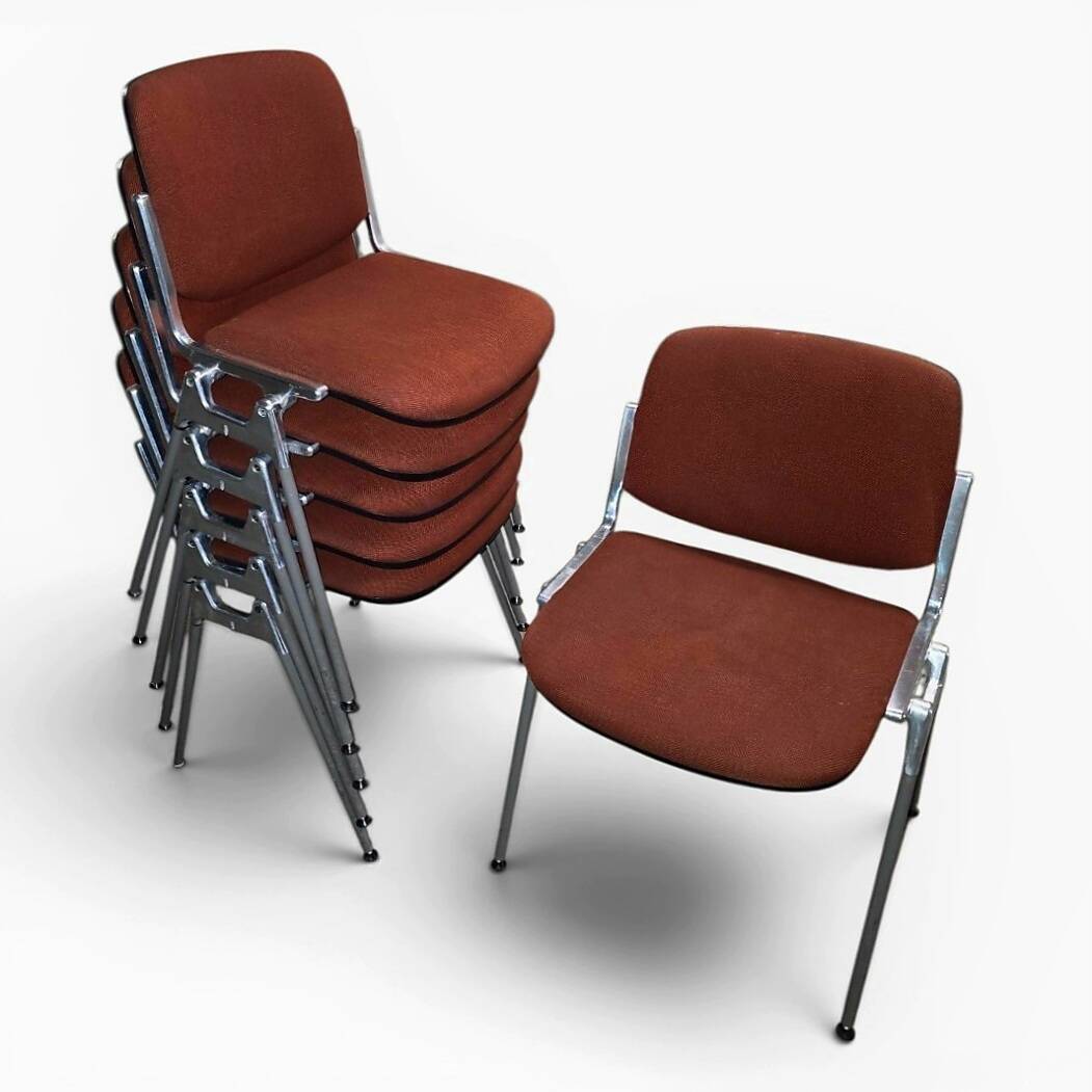 DSC 106 chairs by Giancarlo Piretti for Castelli – Circa 1970