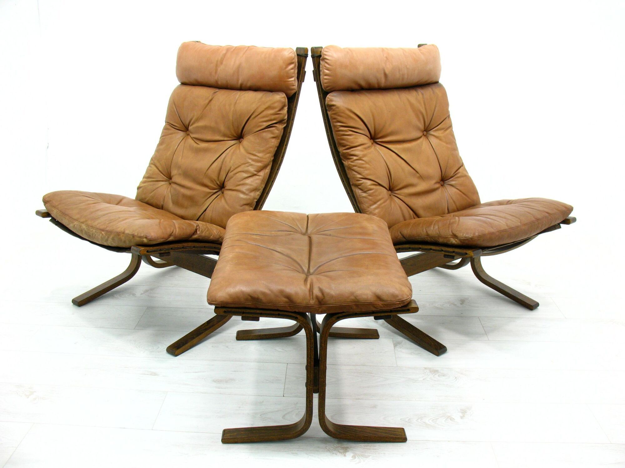 Siesta Lounge Chair by Ingmar Relling for Westnofa, Set of 3