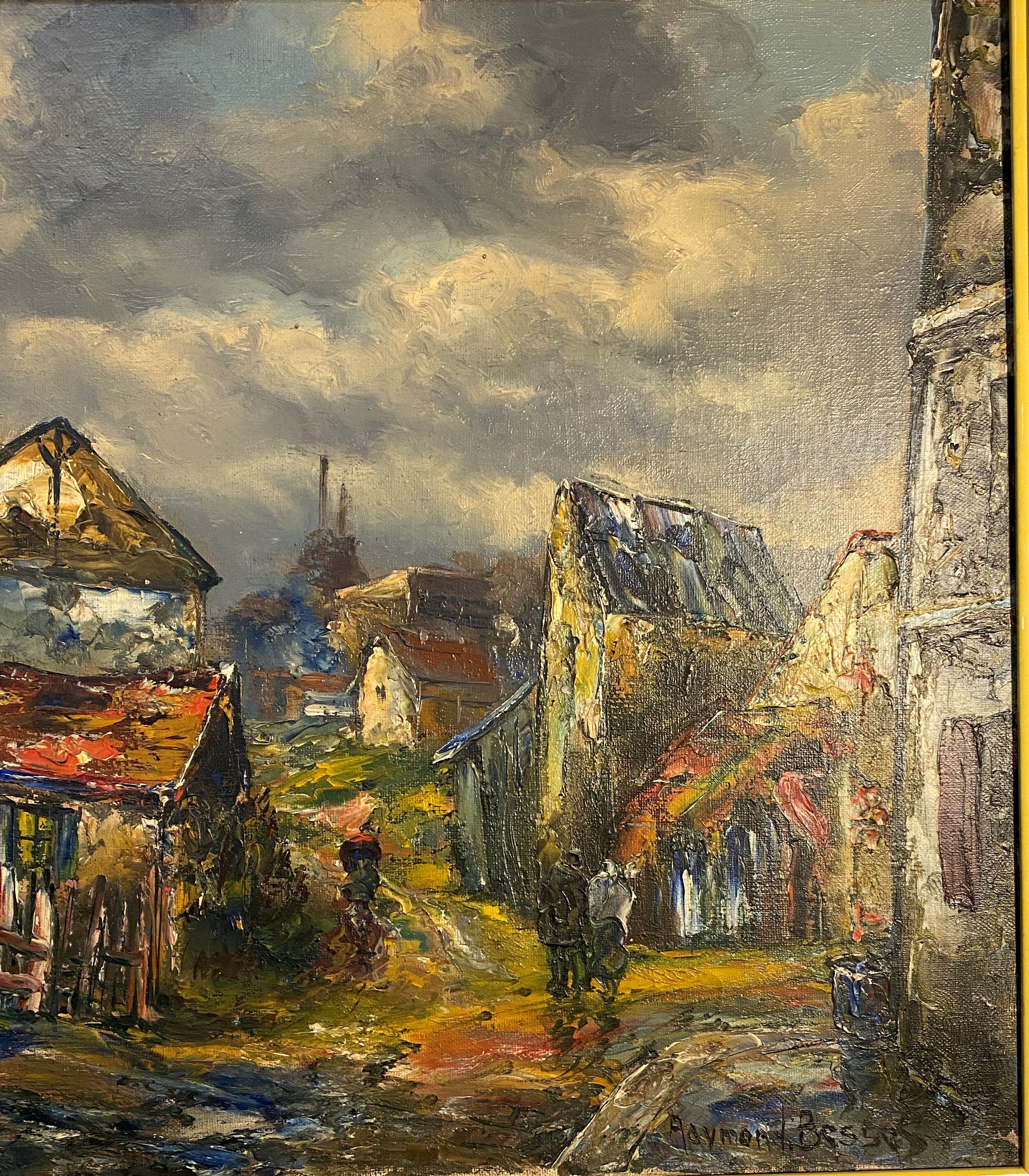Painting, oil on canvas, Landscape on the island of St Denis by Raymond Besse.