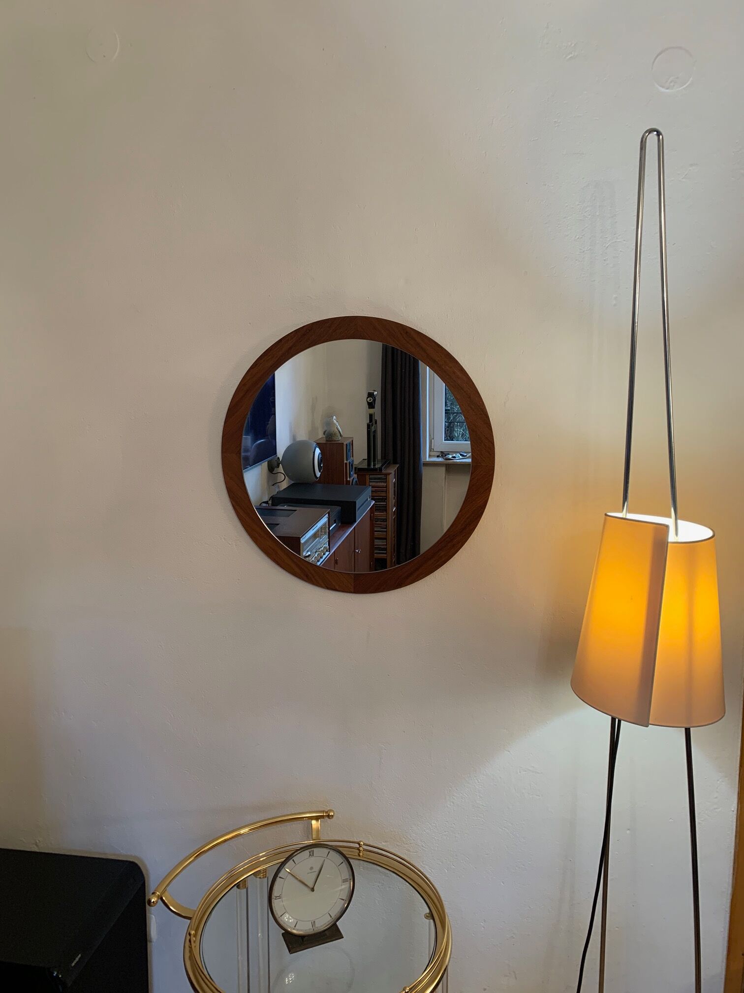 Mirror, Denmark, 1960s 64cm