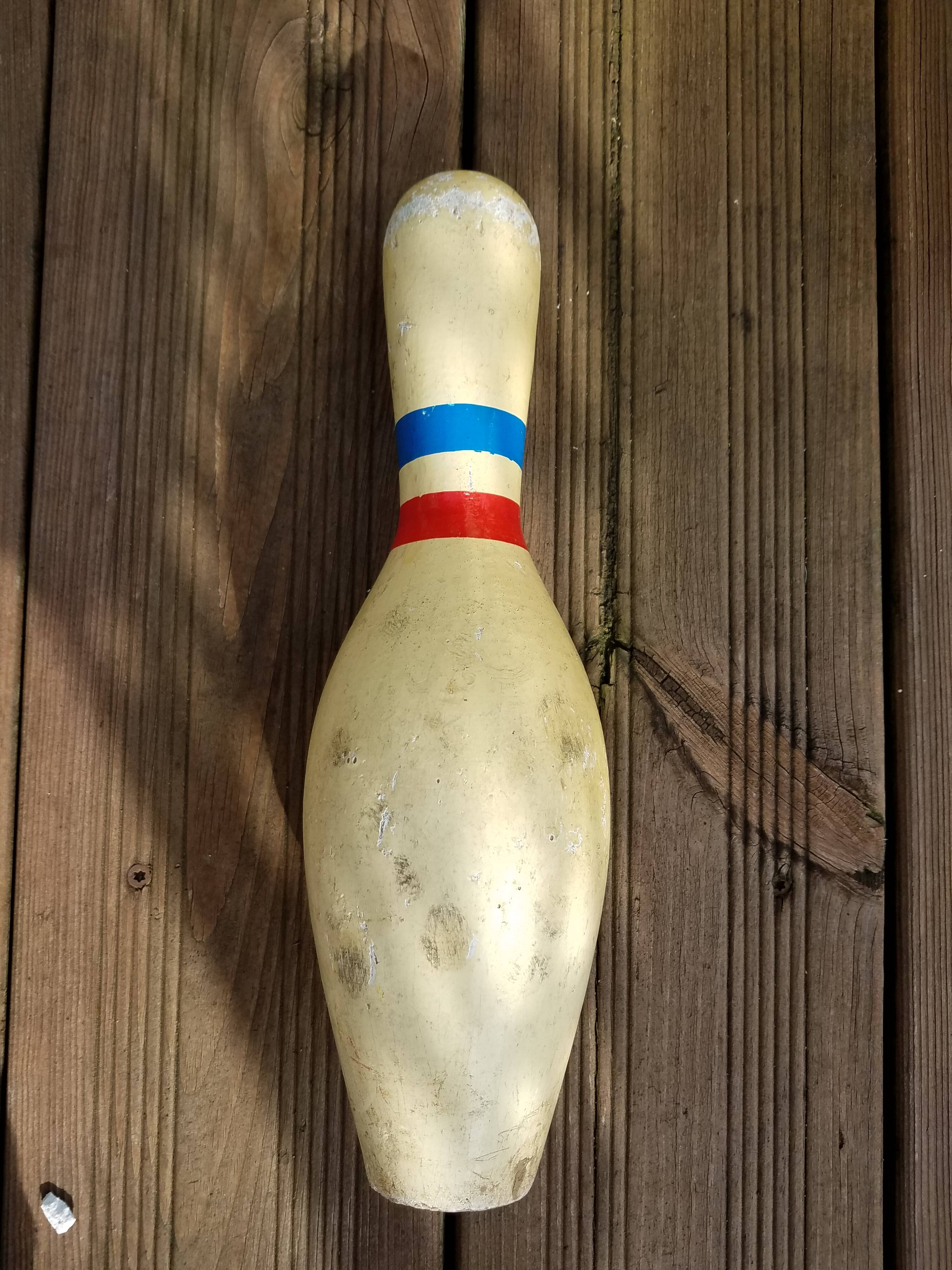 Wooden bowling game