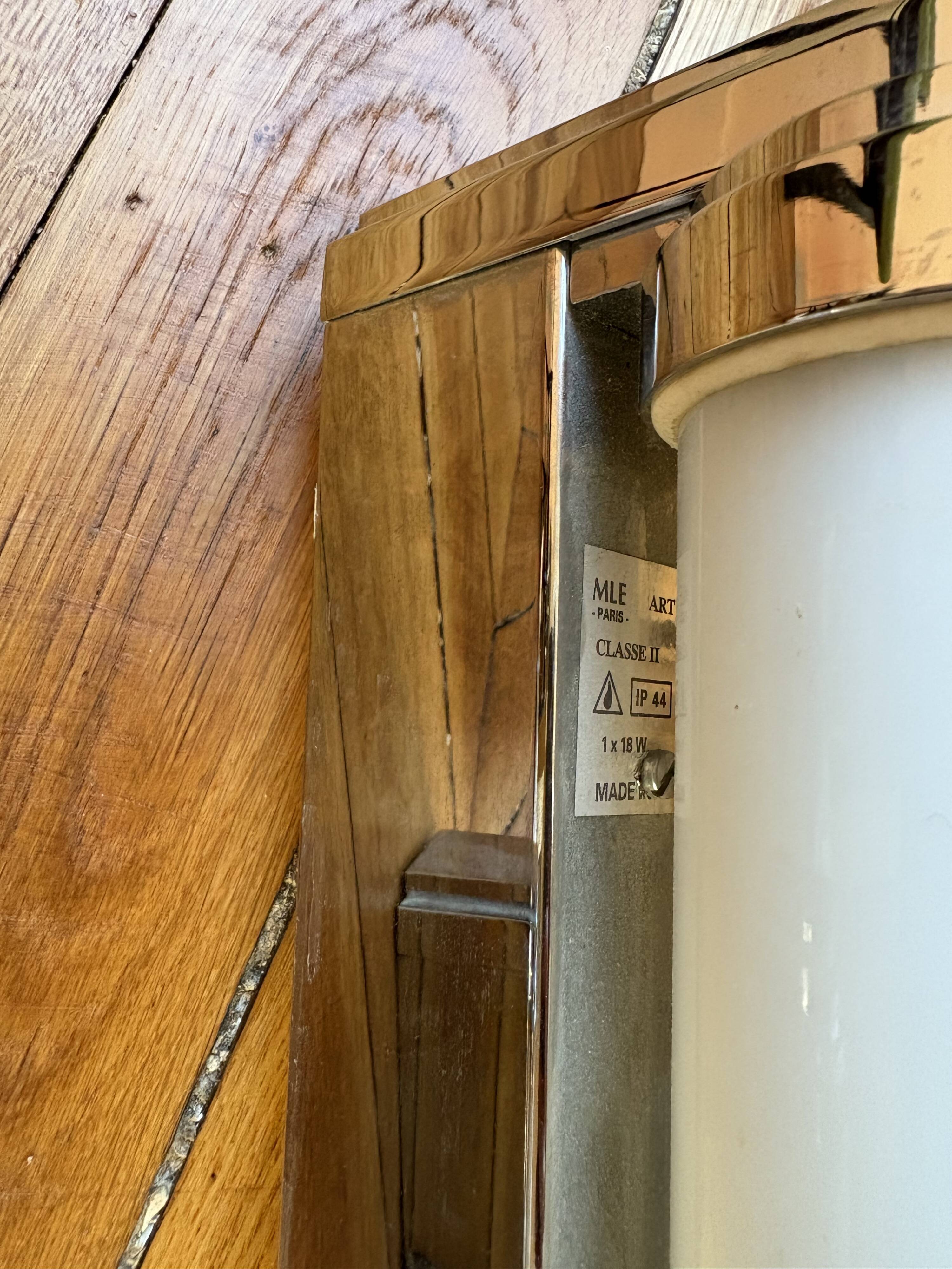 Pair of Carlton wall lights from MLE Paris designed by Pierre-Yves Rochon