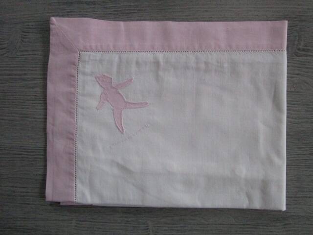 Antique embroidered child's pillowcase