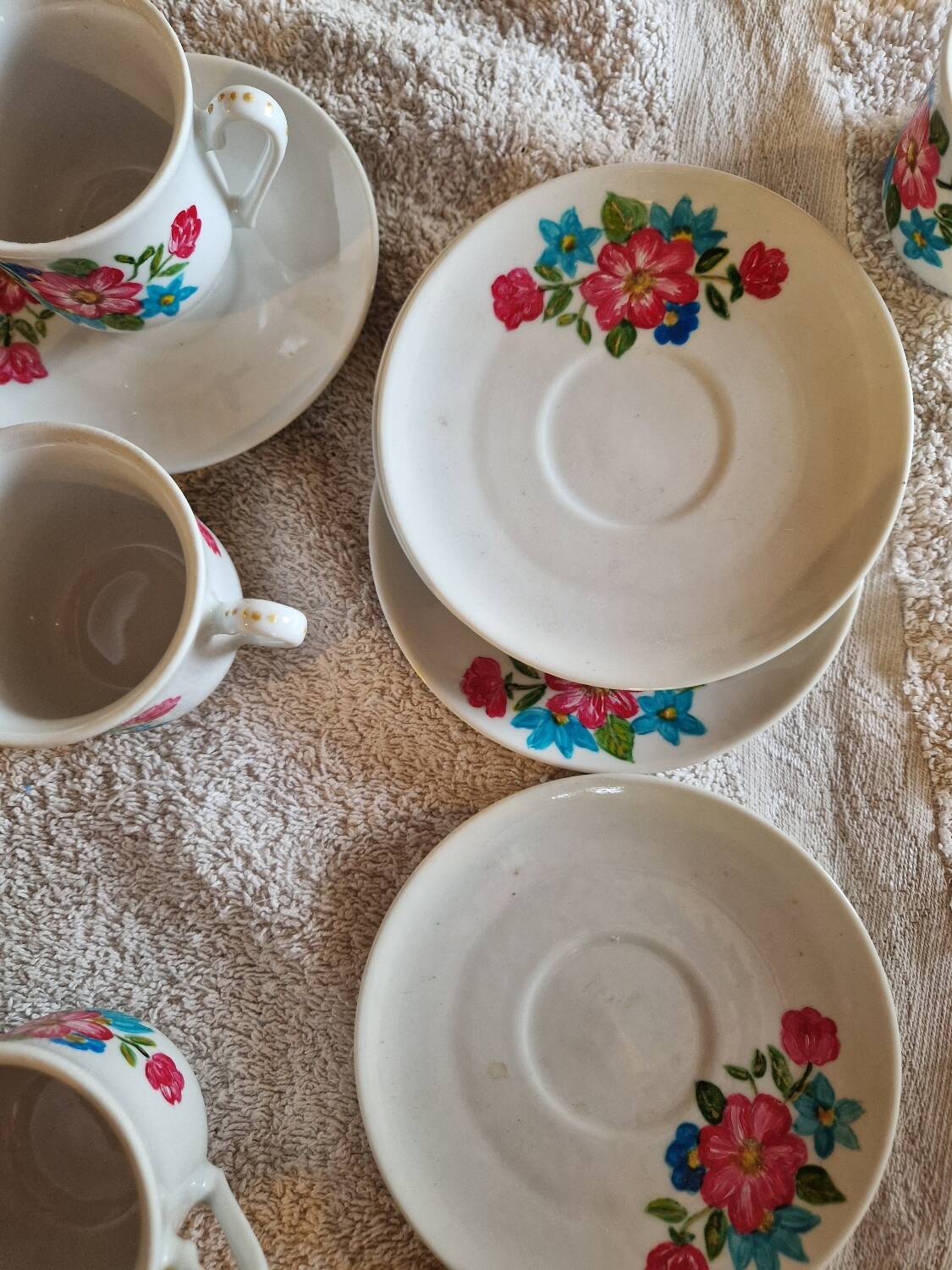 Hand-painted coffee service