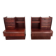 Paire de chevets mid century Roche Bobois vintage avec éclairage intégré