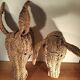 Wall decoration 2 seagrass animals