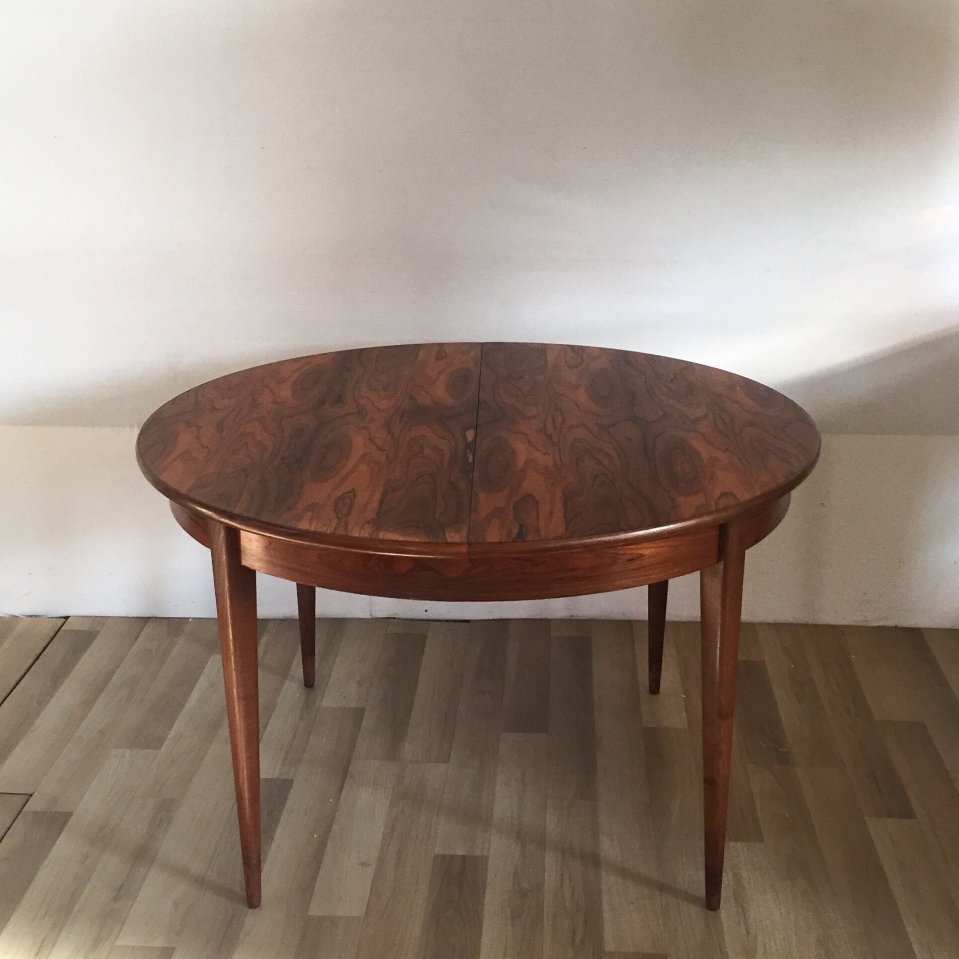 Scandinavian rosewood dining table