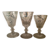3 glasses