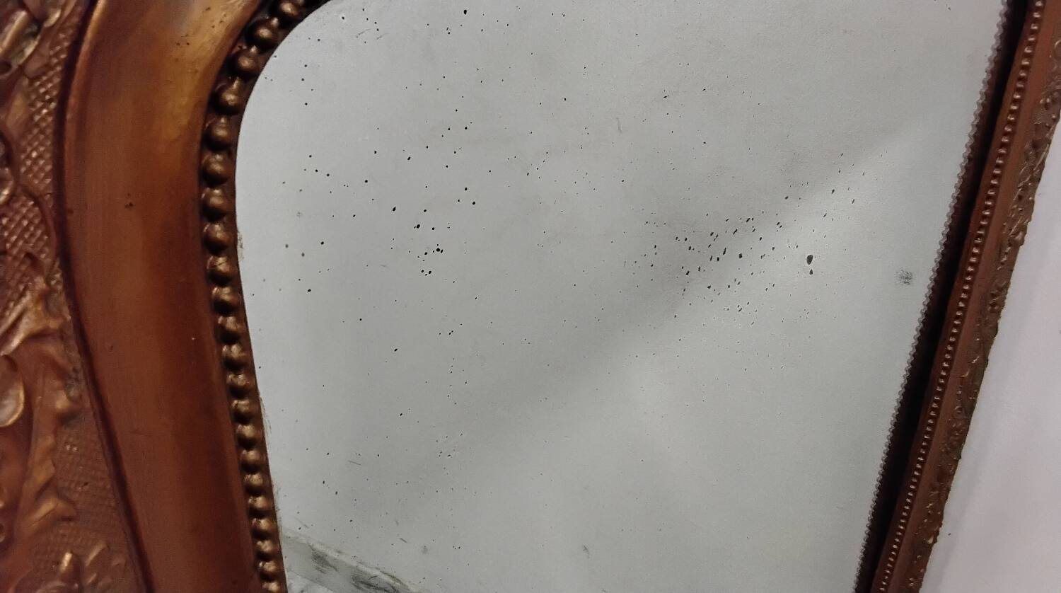 Antique Louis Philippe Style Stucco Mirror