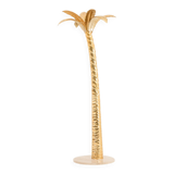 Mid century modern decorative solid brass palm