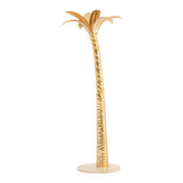 Palmier décoratif moderne en laiton massif du milieu du siècle