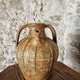Jarre ancienne en terre cuite – France, XVIIIe siècle – Pot à huile de noix