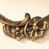 Miroir Cornucopia en bronze de style Louis XV