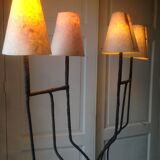 Floor lamp in iron