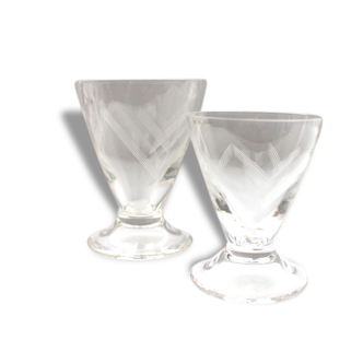 verres en cristal