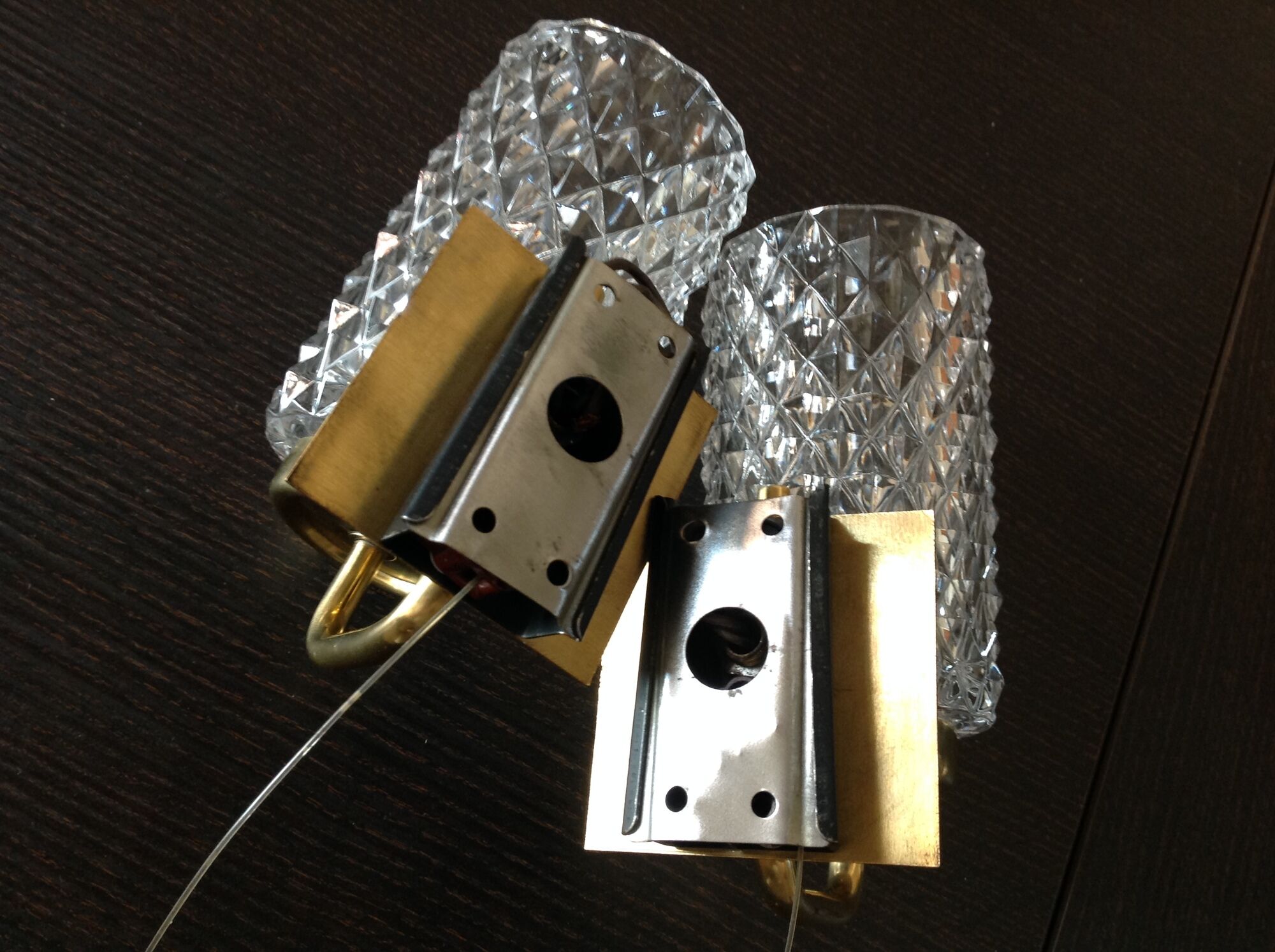 Pair of wall lights - 60s/70s