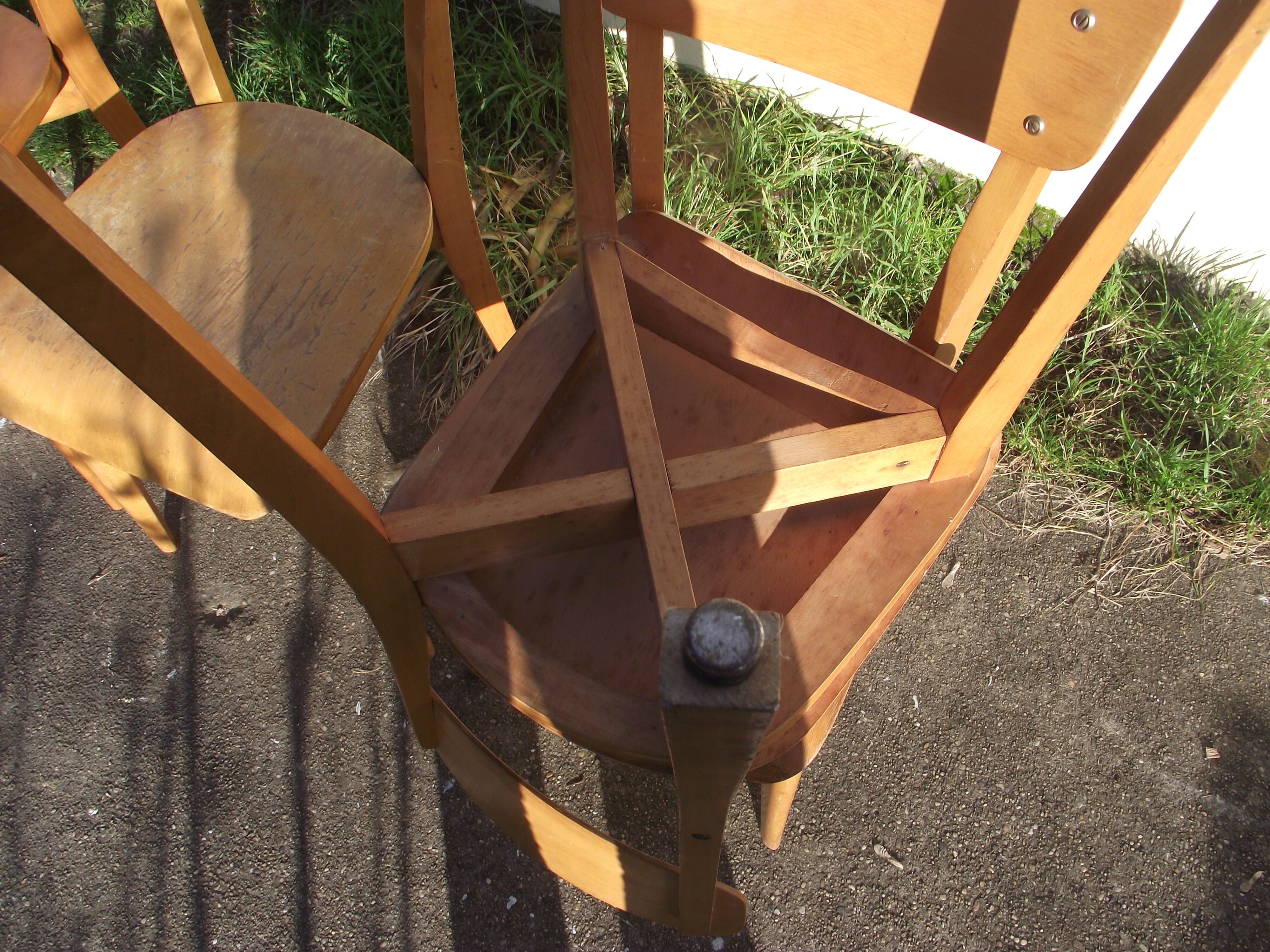 4 50s/60s bistro chairs