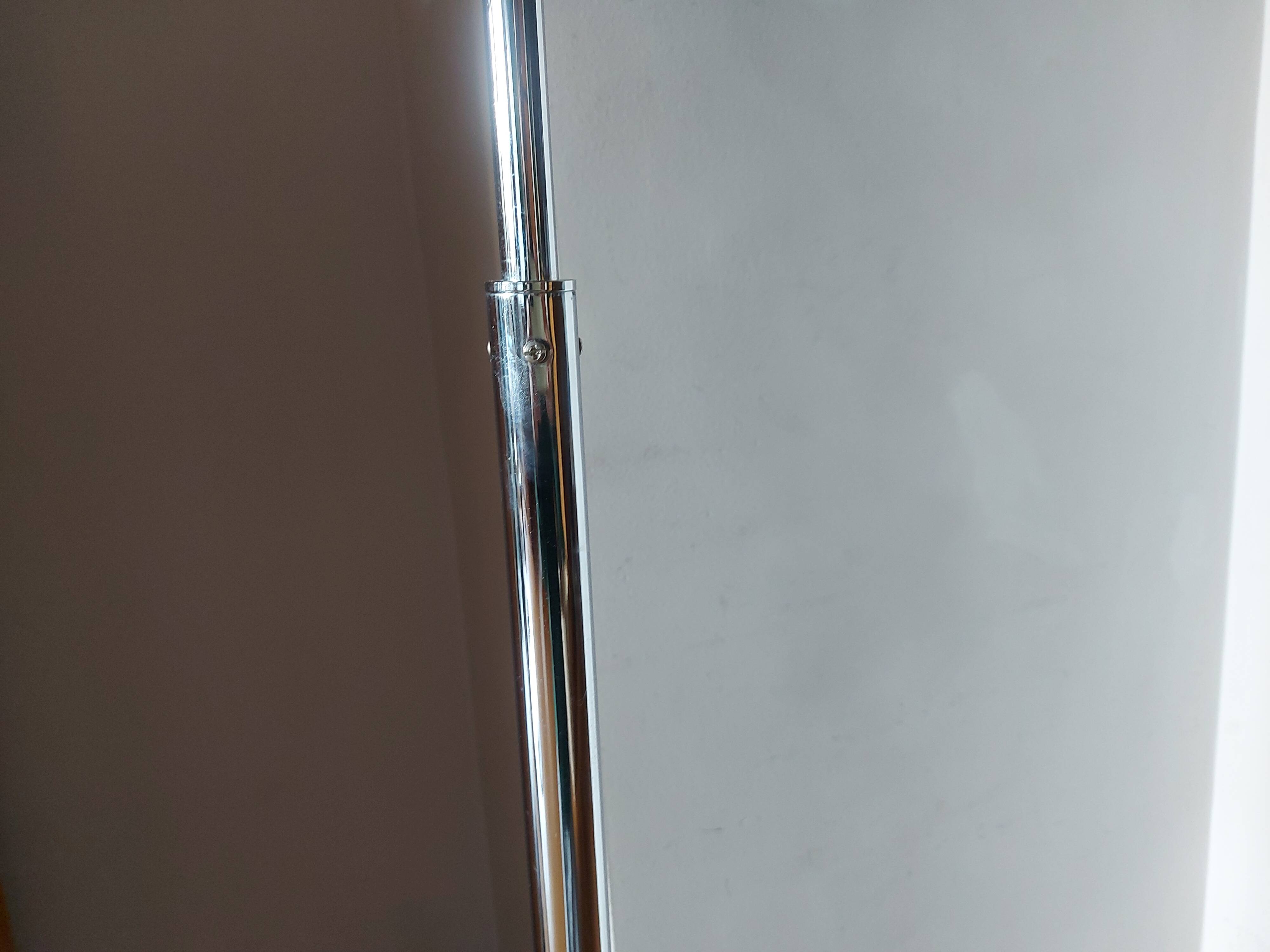Italian chrome floor lamp from the 1970s.