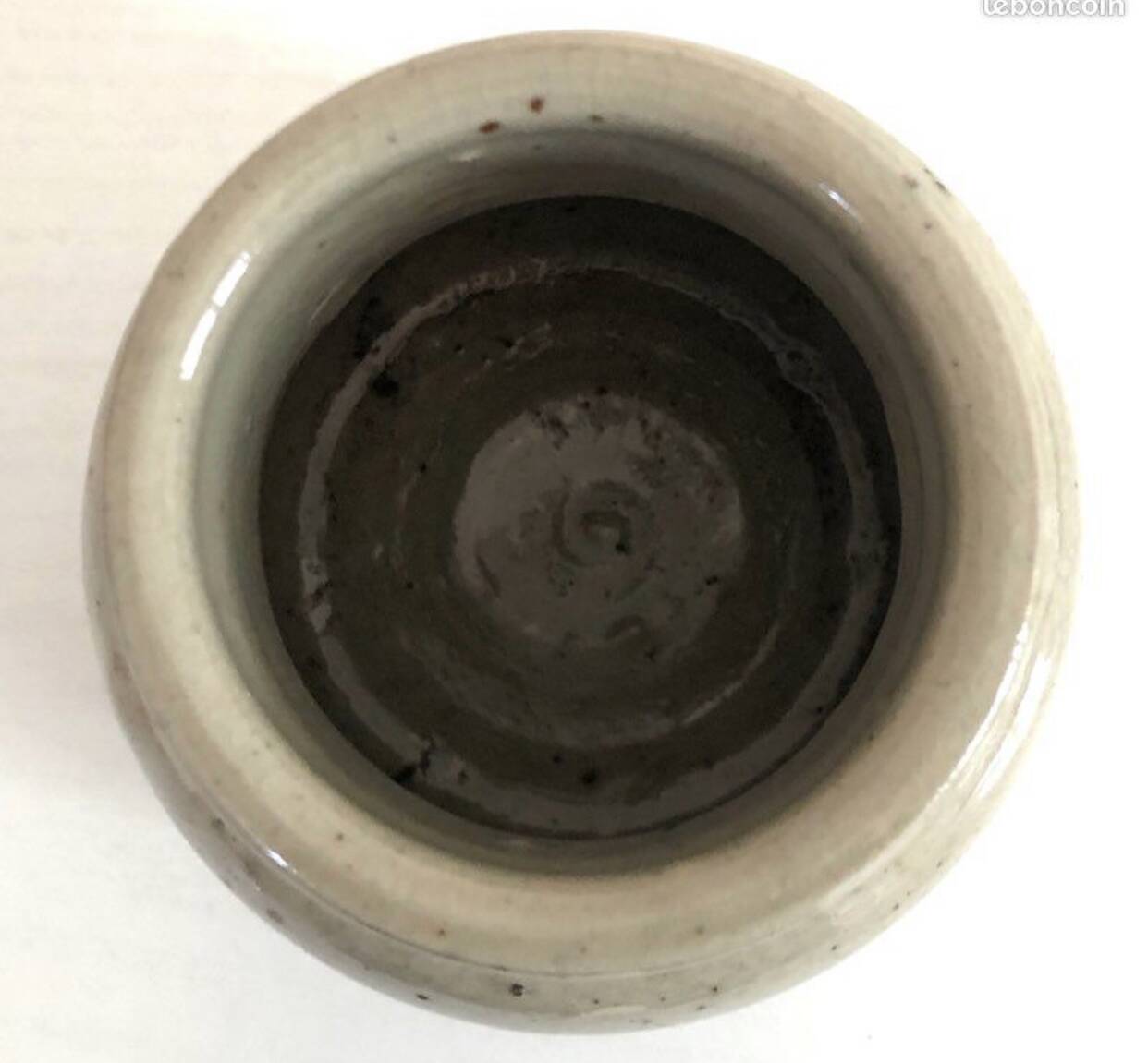 Beige Stoneware Vase