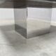Table basse en pierre et acier par Draenert, années 1970