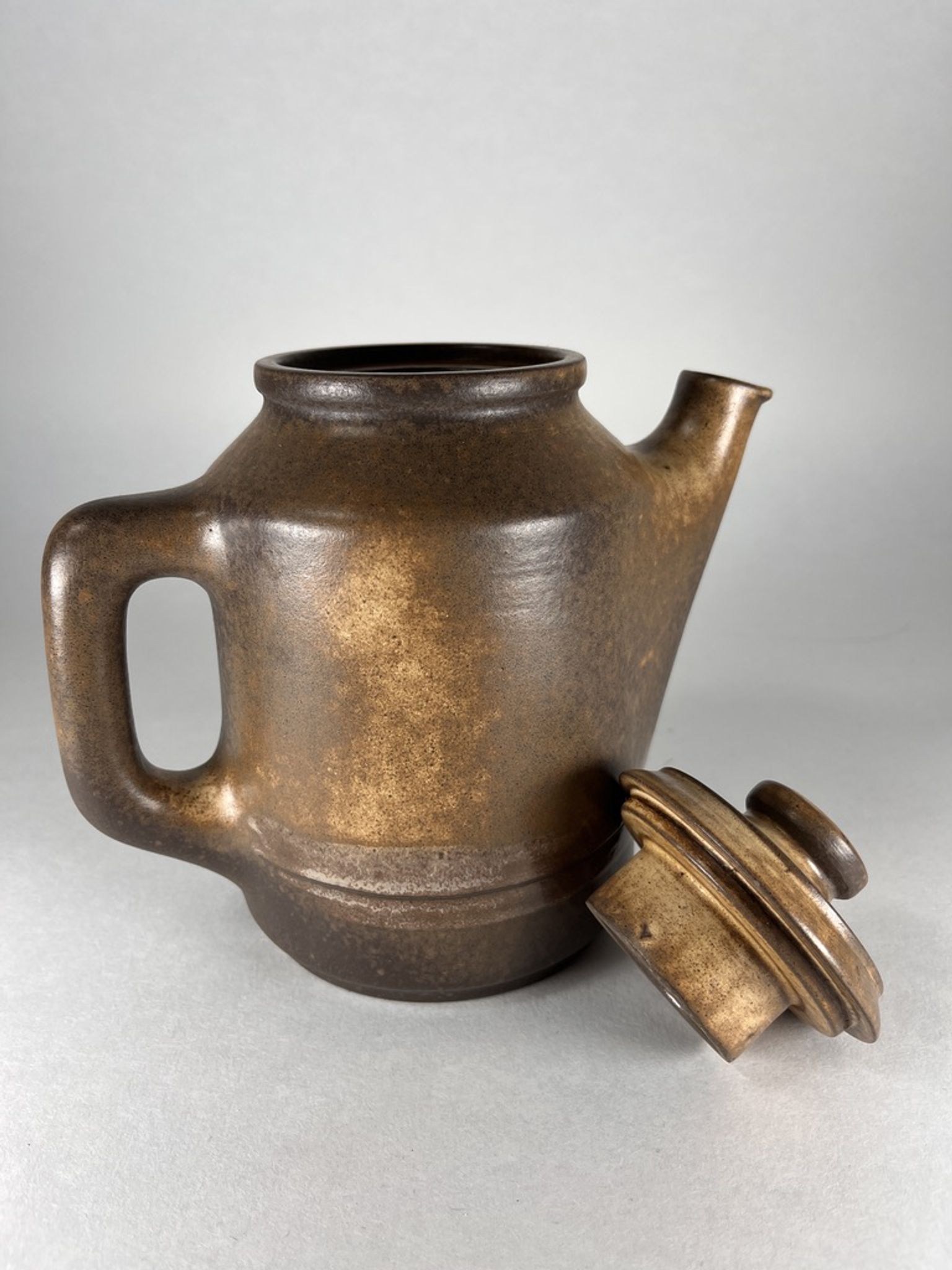 Ceramic teapot by Daniel Chaponet Vintage French 70