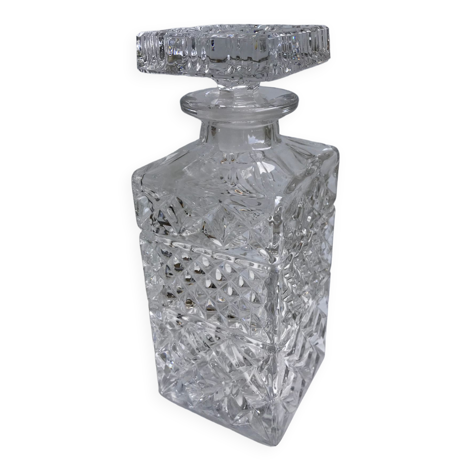 Crystal whisky decanter 60s-70s