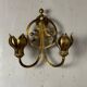 Pair of gilt bronze wall sconces circa 1900
