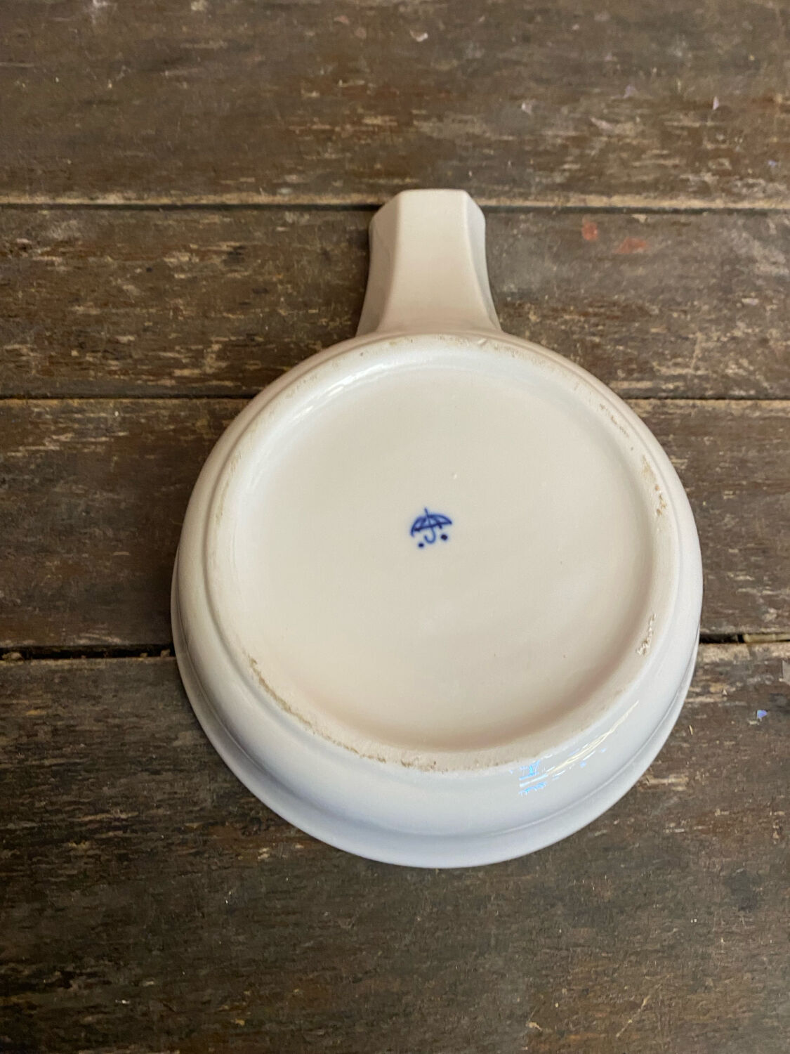 Set of 6 White Vintage Ceramic Escargot Dishes #D854