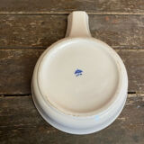 Set of 6 White Vintage Ceramic Escargot Dishes #D854