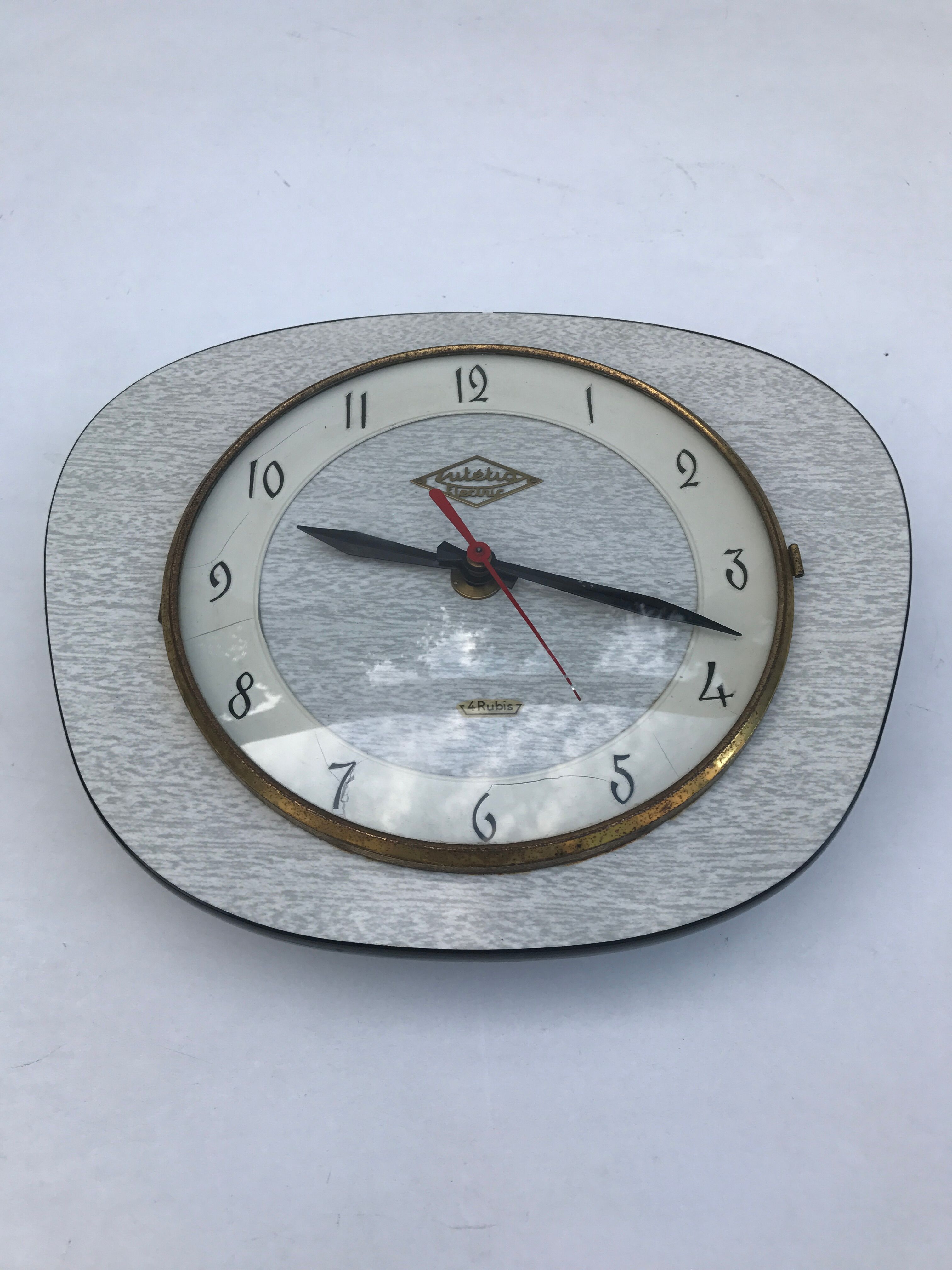 Pendulum former Lutetia electric in the 1950s formica vintage
