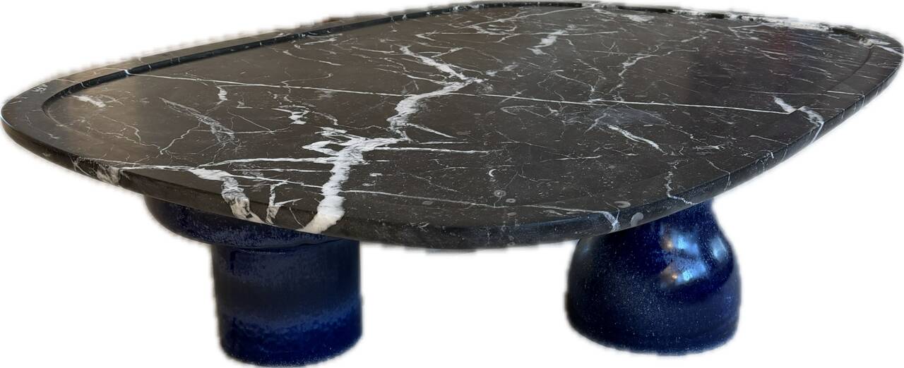 Unique coffee table designed by architects Le Berre and Vevaud